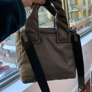Zara Khaki Puffer Bag